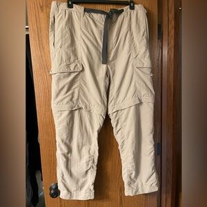 The North Face Cargo Pants Men Sz L Hiking khaki